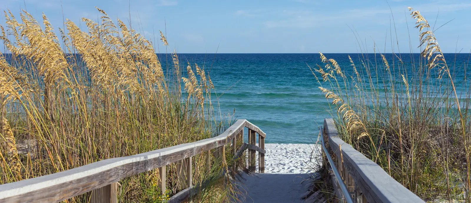 path to beach and ocean in Pensacola FL